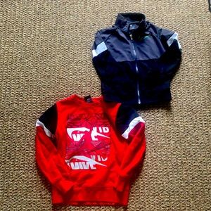 Nike sweatshirt and track jacket